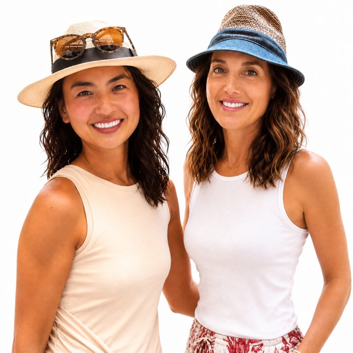 Susie and Joyce, the founders of 2 BAM BIRDS